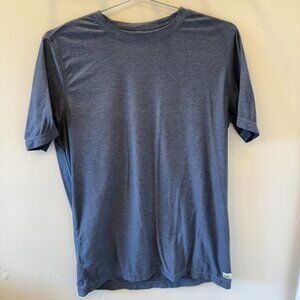 Vuori Strato Tech Tee Color Azure Heather Size Small